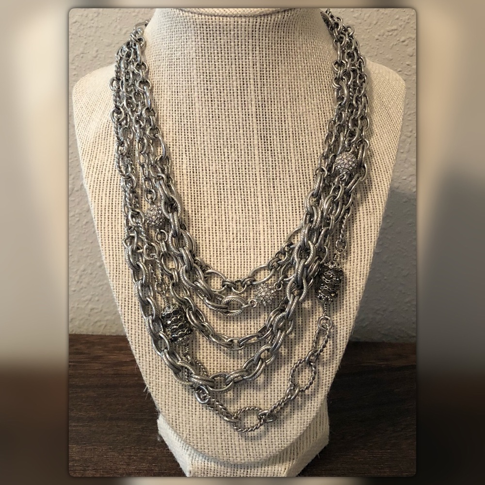 Chloe + Isabel Heirloom Chain + Pavé Necklace